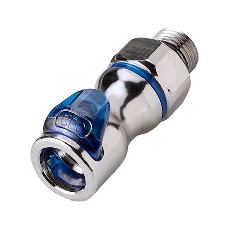 Cpc Quick Connection Coupling, Brass, 3/8 in LQ4D30006BLU