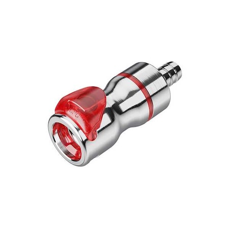 Cpc Brass, Barbed 3/8 in LQ6D17006RED