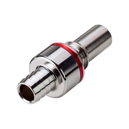 Cpc Brass, Barbed 1/2 in LQ6D22008RED