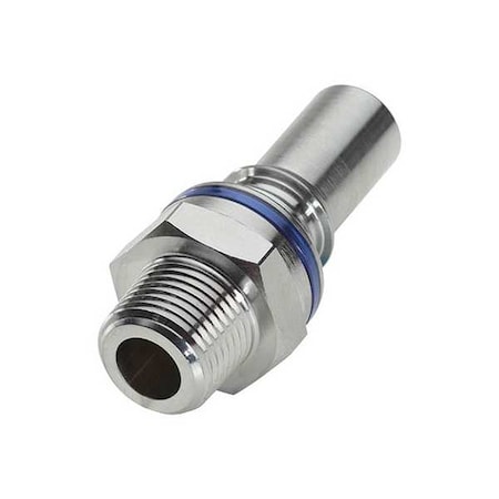 Cpc Quick Connection Coupling, Brass, 3/8 in LQ6D24006BLU