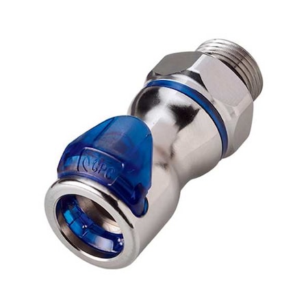 Cpc Quick Connection Coupling, Brass, 1/2 in LQ6D30008BLU