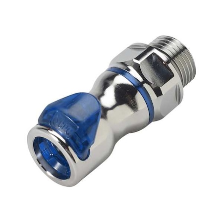 Cpc Quick Connection Coupling, Brass, 1/2 in LQ6D31008BLU