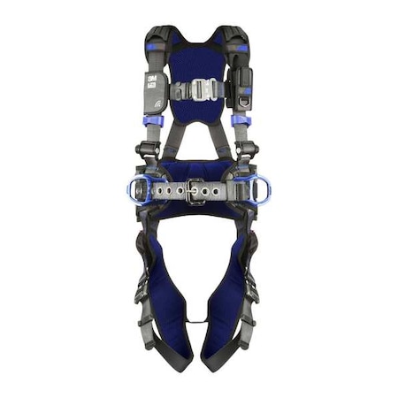 3M Dbi-Sala ExoFit(TM) X300 Fall Protection Harness, L, 420 lb, Quick-Connect Chest/ Quick-Connect Leg Straps 1113127