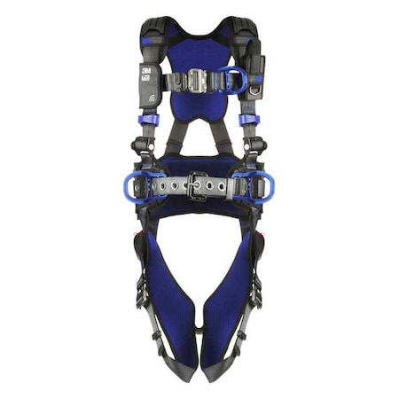 3M Dbi-Sala ExoFit(TM) X300 Fall Protection Harness, M, 420 lb, Quick-Connect Chest/ Quick-Connect Leg Straps 1113154