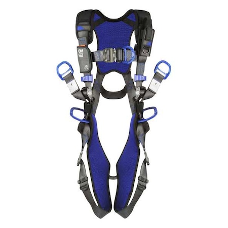 3M Dbi-Sala ExoFit(TM) X300 Fall Protection Harness, L, 420 lb, Quick-Connect Chest/ Quick-Connect Leg Straps 1113451