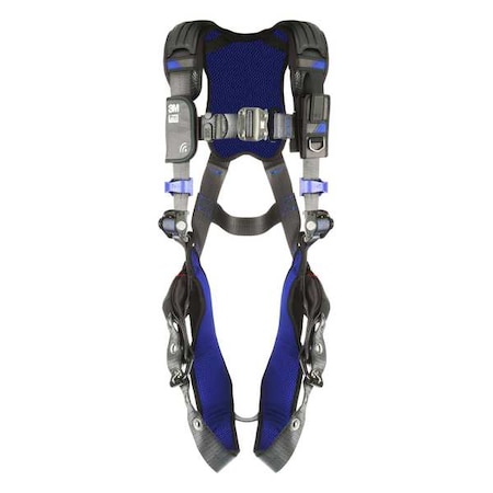 3M Dbi-Sala ExoFit(TM) X300 Fall Protection Harness, S, 420 lb, Quick-Connect Chest/ Tongue Leg Straps 1140127
