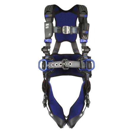 3M Dbi-Sala ExoFit(TM) X300 Fall Protection Harness, L, 420 lb, Quick-Connect Chest/ Tongue Leg Straps 1140183