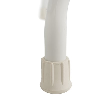 R&B Wire Products Replacement Foot Tips, White 79CRUTCHTIPPK-4