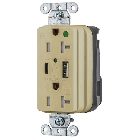 Hubbell USB Receptacles SNAP8300UACI SNAP8300UACI