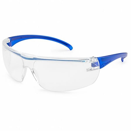 Gateway SteelyBlues(TM), Safety Glasses, Anti-Fog & Anti-Scratch, Clear Lens, Clear Frame, Frameless 29MDX9