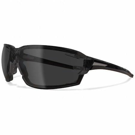 Edge Eyewear Dawson, Safety Glasses, Anti-Fog & Anti-Scratch, Smoke Lens, Black Frame, Full-Frame XV416AFG