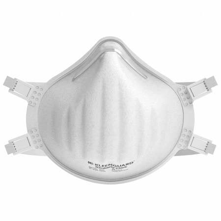 Kleenguard Particulate Respirator, N95, Molded, Adjustable, Molded Nose Clip, Universal 54627