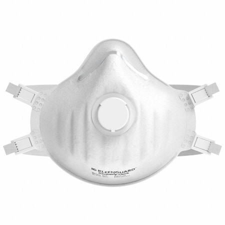 Kleenguard Particulate Respirator, N95, Molded, Adjustable, Molded Nose Clip, Universal 54628