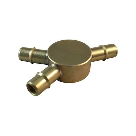 Mem-Co Wye, Brass, Barbed3/8in, 3/8in, 3/8in Y8-NP