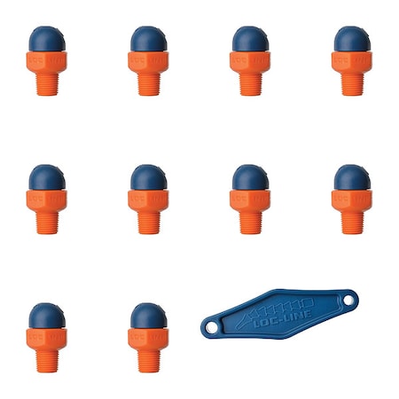 Loc-Line Nozzle, CT Style, 0.160in.dia, PK10 79022