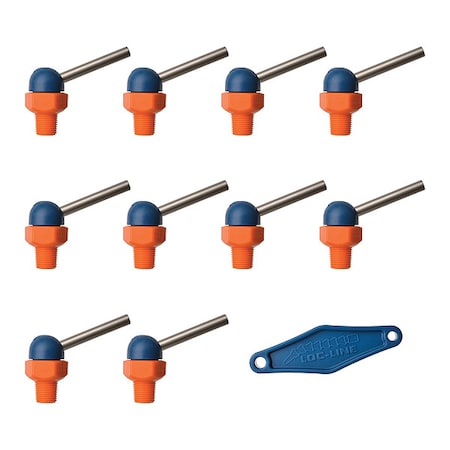 Loc-Line Nozzle, CT Style, 0.160in.dia, PK10 79025