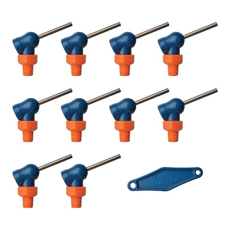 Loc-Line Nozzle, XR Style, 0.086in.dia, PK10 79047
