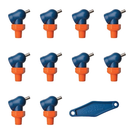 Loc-Line Nozzle, XR Style, 0.117in.dia, PK10 79049