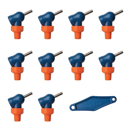 Loc-Line Nozzle, XR Style, 0.086in.dia, PK10 79046