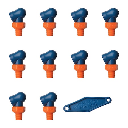 Loc-Line Nozzle, XR Style, 0.160in.dia, PK10 79052