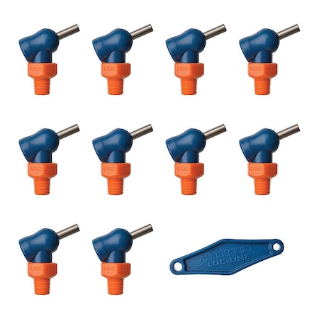 Loc-Line Nozzle, XR Style, 0.160in.dia, PK10 79054