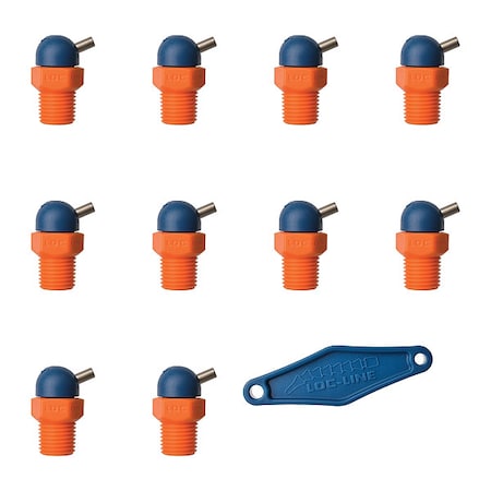Loc-Line Nozzle, CT Style, 0.086in.dia, PK10 79065