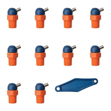 Loc-Line Nozzle, CT Style, 0.160in.dia, PK10 79073