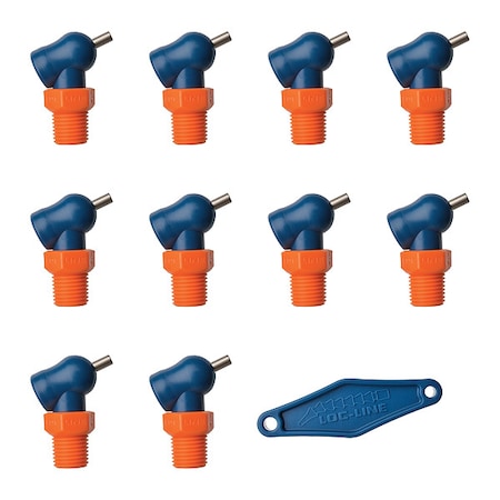 Loc-Line Nozzle, XR Style, 0.860in.dia, PK10 79085