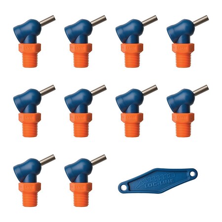 Loc-Line Nozzle, XR Style, 0.160in.dia, PK10 79094