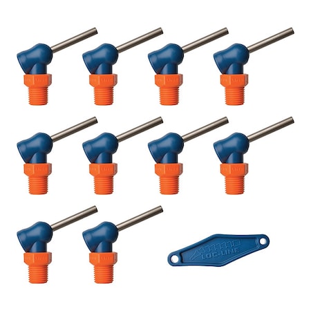 Loc-Line Nozzle, XR Style, 0.160in.dia, PK10 79095
