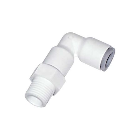 Parker Metric Plastic Push-to-Connect Fitting, Polymer, White 6509 12 17WP2