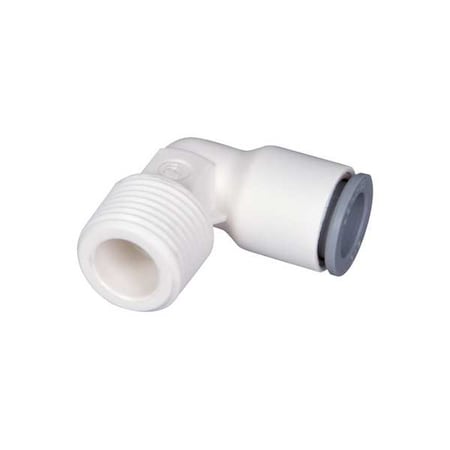 Parker Metric Plastic Push-to-Connect Fitting, Polymer, White 6579 06 10WP2