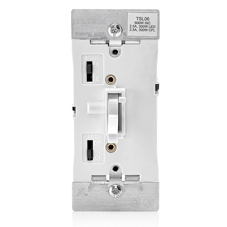 Leviton Universal Dimmer, 1-Pole/3-Way, White TSL06-1LW