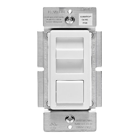 Leviton Dimmer, 1-Pole/3-Way, 120V AC IPL06-10Z