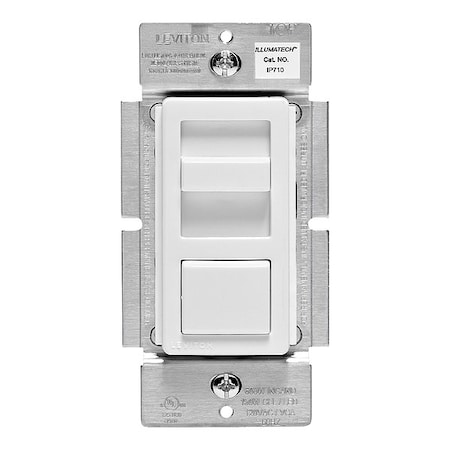 Leviton Dimmer, 1-Pole/3-Way, 120/277V AC IP710-D0Z