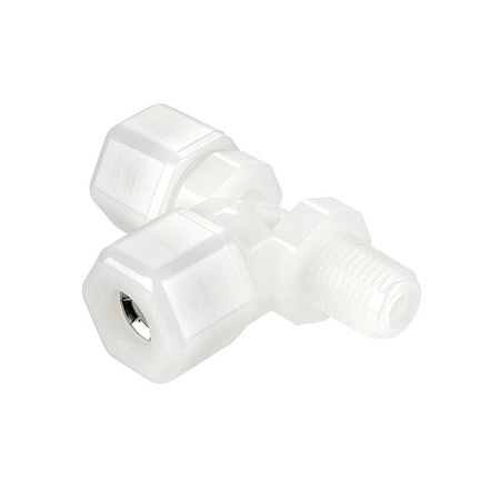 Parker Tee, Nylon, Comp3/8", NPTF1/4", Comp3/8" N6MR4