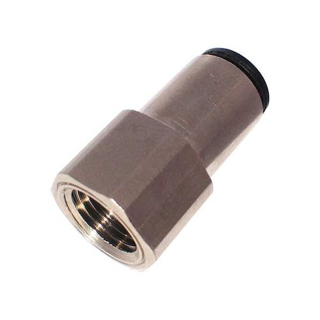 Legris Fractional Push-to-Connect Fitting, Nylon, Black 3014 55 14