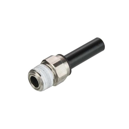 Legris Metric Push-to-Connect Fitting, Polymer, Black 3121 04 10