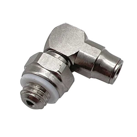 Legris Metric Push-to-Connect Fitting, Brass, Silver 3299 03 09