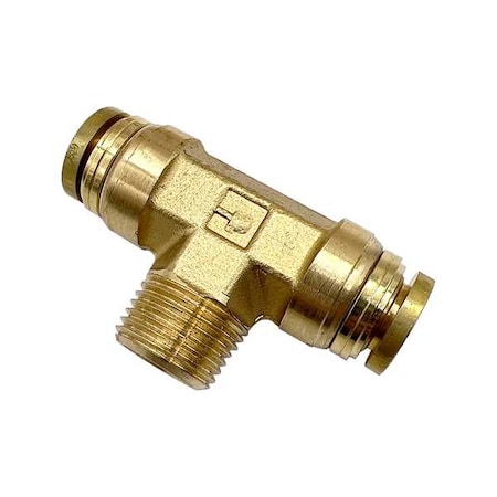Parker Brass DOT Push-to-Connect Fitting, Brass, Gold 172PTCNS-6-6