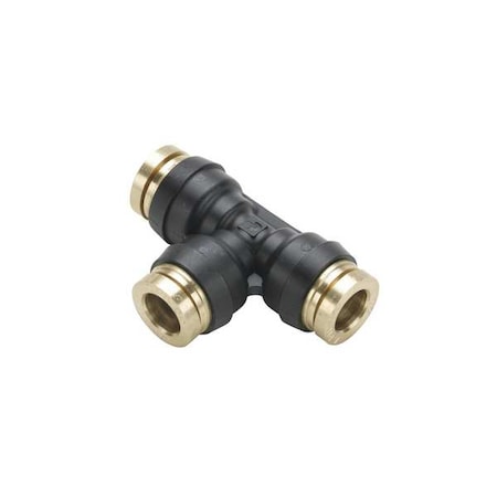 Parker Composite DOT Push-to-Connect Fitting, Composite, Black 364PTC-4-4-6