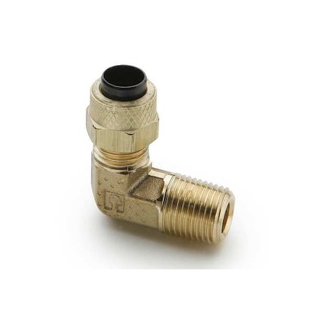 Parker Elbow, Brass, Comp. 1/4 in, FNPT 1/4 in 169P-4-6