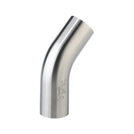 Maxpure 45Elbow, SS, OrbitalWeld4" TE2KS6L4.0-PC
