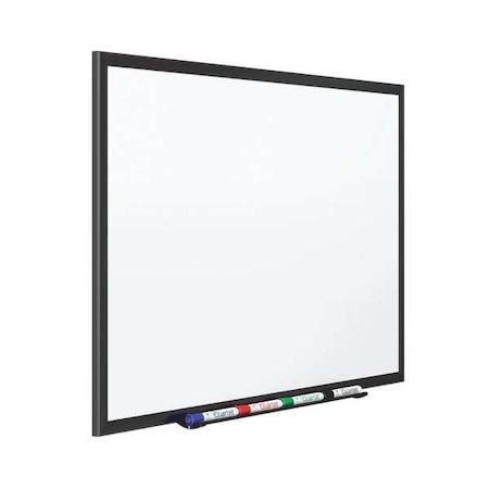 Quartet Dry Erase Board, Porcelain, 96 in, 48 in, Aluminum Frame, White, Gloss 2548B