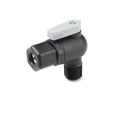 Parker Manual 2-Way Ball Valve, Comp, Polypro FTPPB6VME6