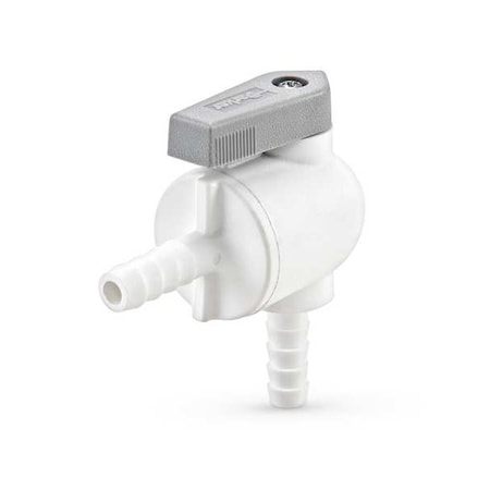 Parker Manual 2-Way Ball Valve, Barb, Polypro PBPP4VEU4