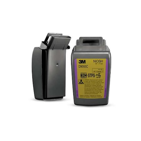 3M P100 Filter, D9000, Magenta, Olive, Secure Click(TM) D9093CB