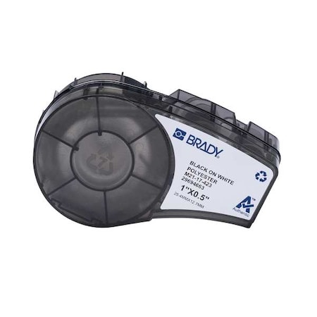 Brady Harsh Environment Multi-Purpose Polyester for Brady M210 and M211, 0.5in x 1in M21-17-423