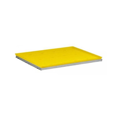Justrite SafetyCabinetShelfKit, Yellow, 350lbLimit 29061