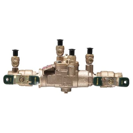 Watts Backflow Preventer, Size 3/4", 175 psi 3/4 009M3-QT
